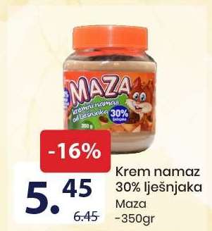 Krem namaz 30% lješnjaka