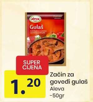 Začin za goveđi gulaš Aleva