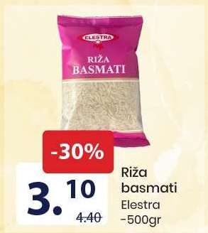 Riža basmati Elestra