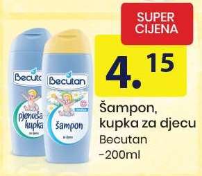Šampon, kupka za djecu