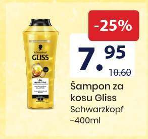 Šampon za kosu Gliss