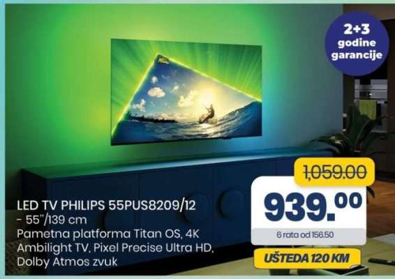 LED TV PHILIPS 55PUS8209/12