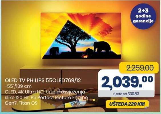 OLED TV PHILIPS 55OLED769/12
