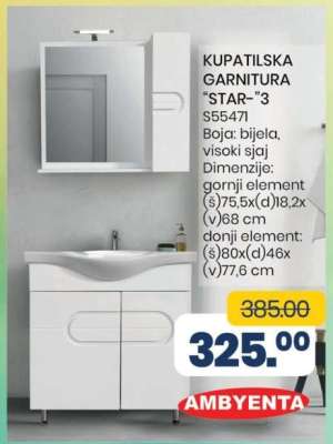 KUPATILSKA GARNITURA STAR 3