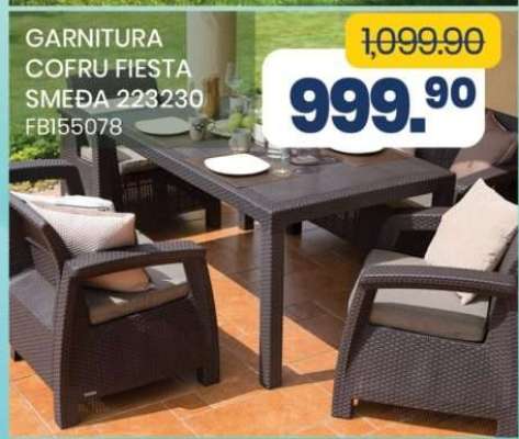 GARNITURA COFRU FIESTA SMEĐA 223230