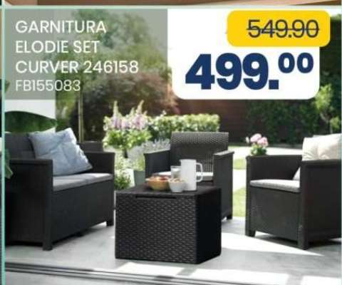 GARNITURA ELODIE SET CURVER 246158