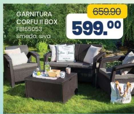 GARNITURA CORFU II BOX