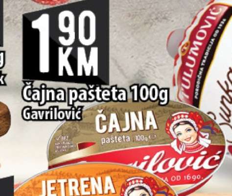 Čajna pašteta 100g Gavrilović