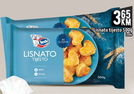 Lisnato tijesto 500g