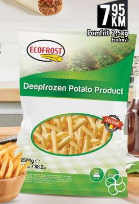 Pomfrit 2,5kg Ecofrost