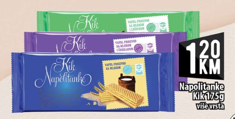 Napolitanke Kiki 175g