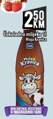 Čokoladno mlijeko 1L Moja Kravica