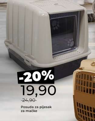 Posuda za pijesak za mačke