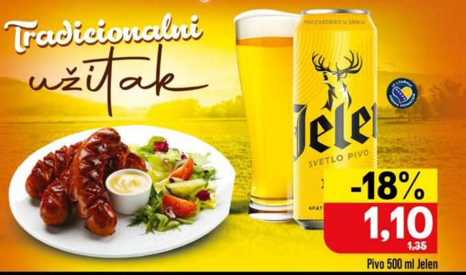 Pivo 500 ml Jelen