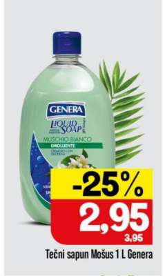 Tečni sapun Mošus 1 L Genera