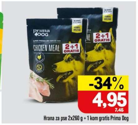 Hrana za pse Prima Dog