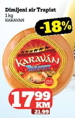 Dimljeni sir trapist