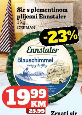Sir s plemenitom plijesni Ennstaler