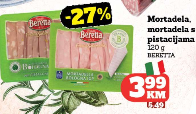 Mortadela s pistacijama