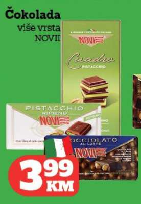 Čokolada NOVI