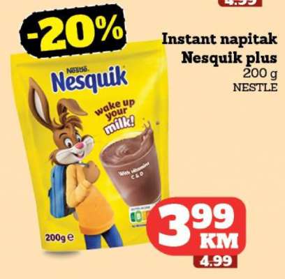 Instant napitak Nesquik plus
