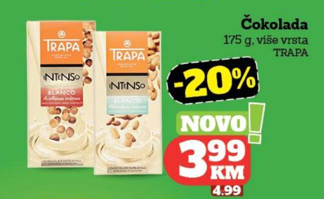 Čokolada TRAPA