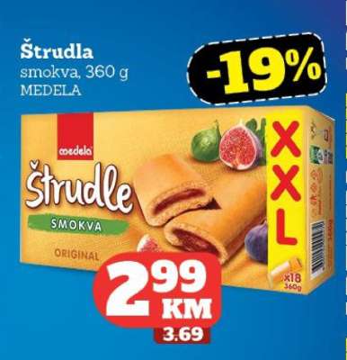 Štrudla smokva, 360 g MEDELA
