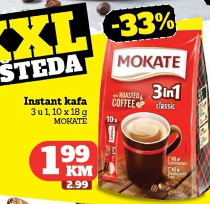 MOKATE 3in1 Classic Instant Kafa
