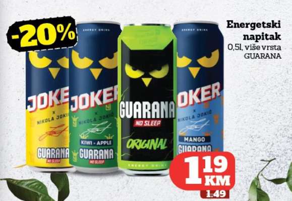 Energetski napitak GUARANA
