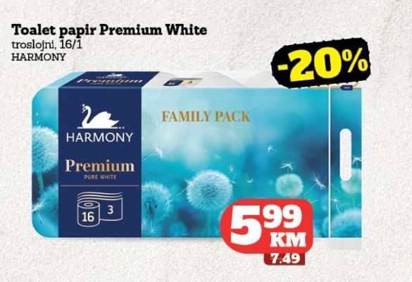Toalet papir Premium White