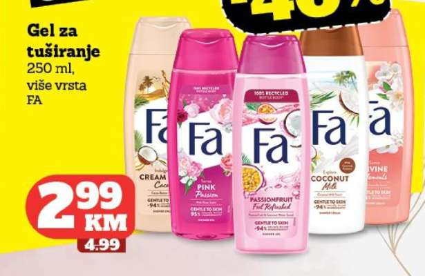Gel za tuširanje Fa