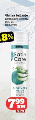 Gel za brijanje Satin Care Sensitive