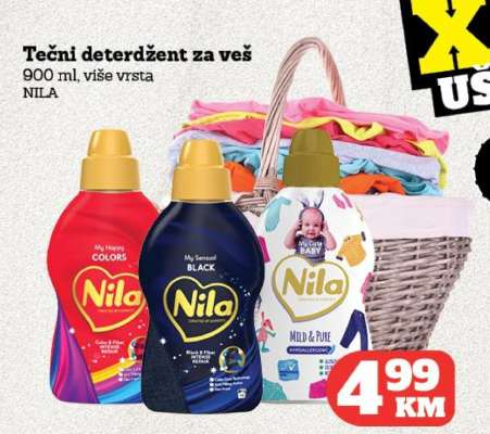 Tečni deterdžent za veš Nila