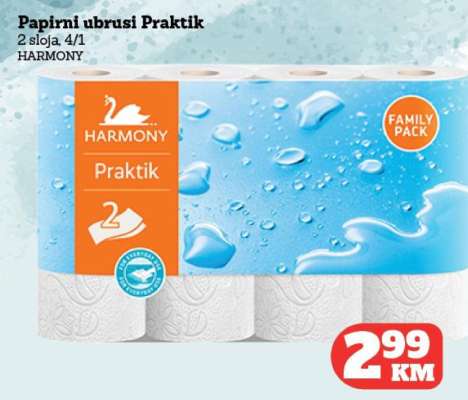 Papirni ubrusi Praktik
