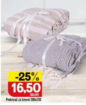Prekrivač za krevet 200x230