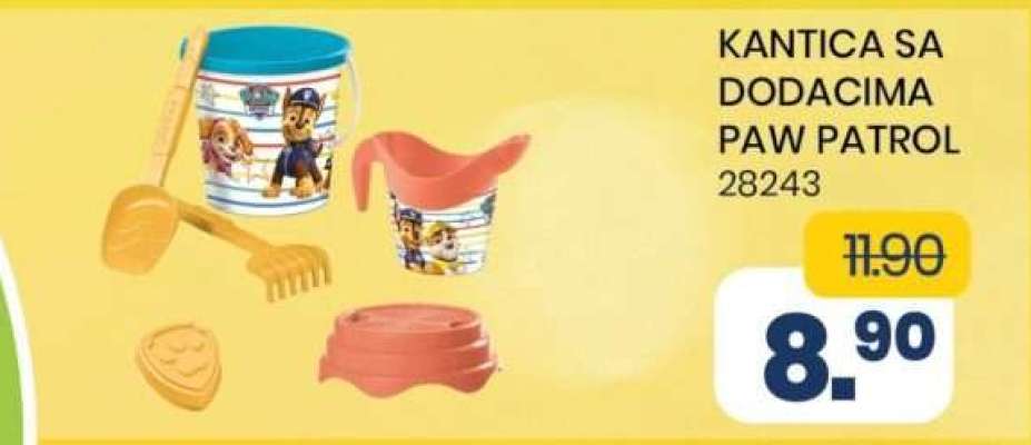 KANTICA SA DODACIMA PAW PATROL