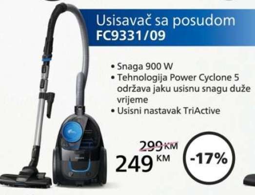 Usisavač sa posudom FC9331/09