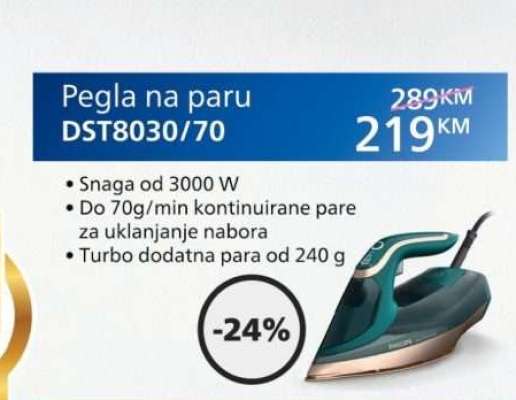 Pegla na paru DST8030/70