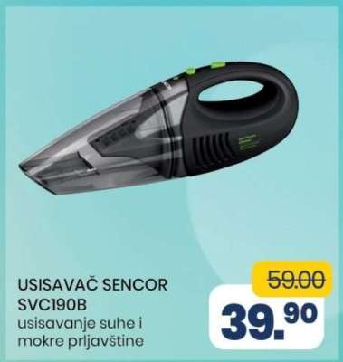 USISAVAČ SENCOR SVC190B
