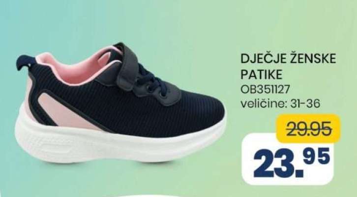 DJEČJE ŽENSKE PATIKE