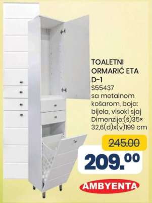 TOALETNI ORMARIĆ ETA D-1