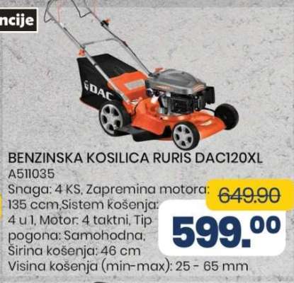 BENZINSKA KOSILICA RURIS DAC120XL