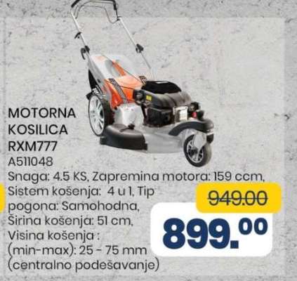 MOTORNA KOSILICA RXM777