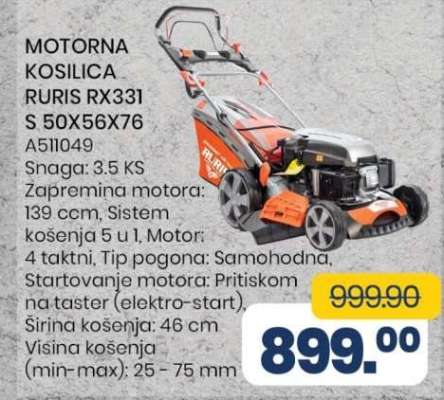 MOTORNA KOSILICA RURIS RX331 S 50X56X76