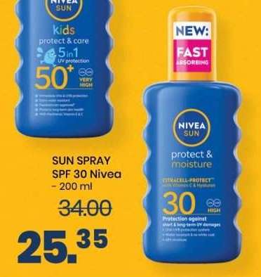 SUN SPRAY SPF 30 Nivea – 200 ml