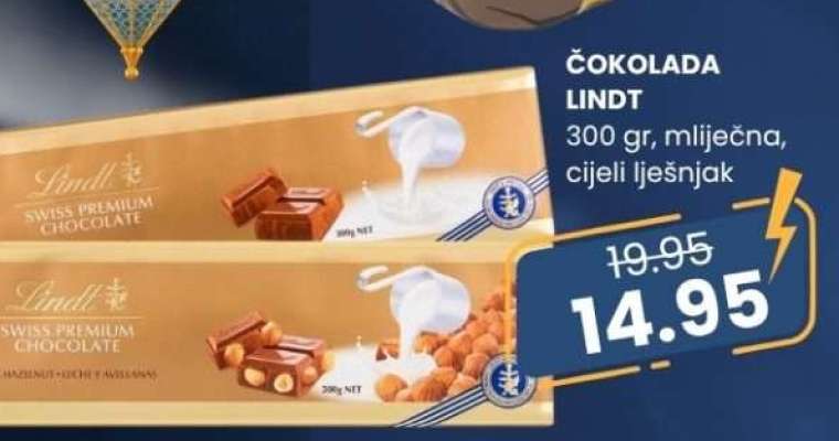 ČOKOLADA LINDT
