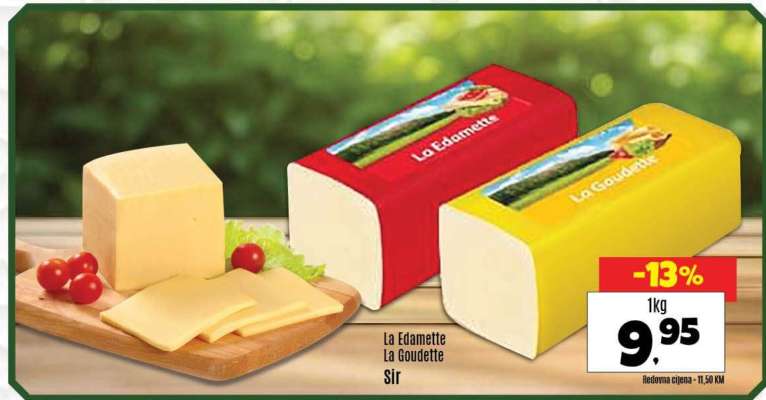 La Edamette La Goudette Sir