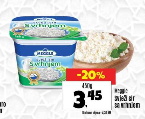 Meggle Svježi sir sa vrhnjem