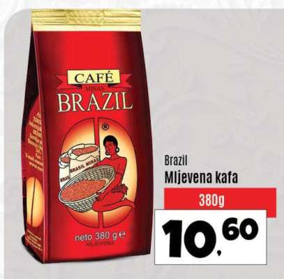 BRAZIL mljevena kafa