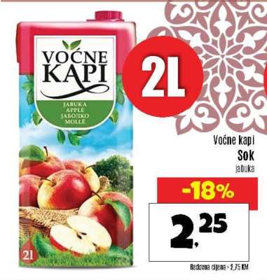 Voćne kapi Sok jabuka